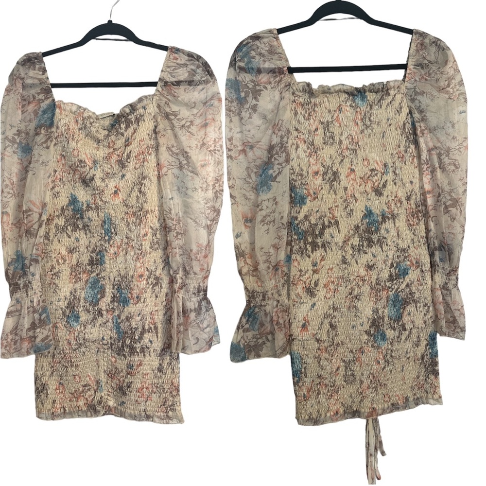 Short floral dress